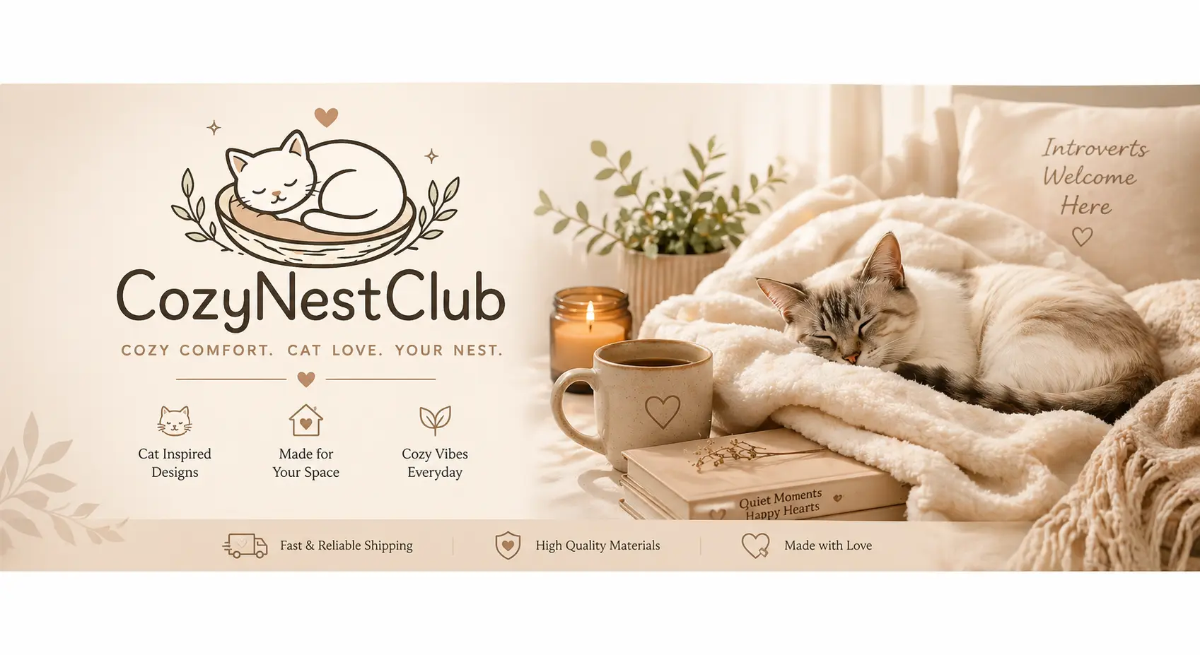 Banner for CozyNestClub 🐾
